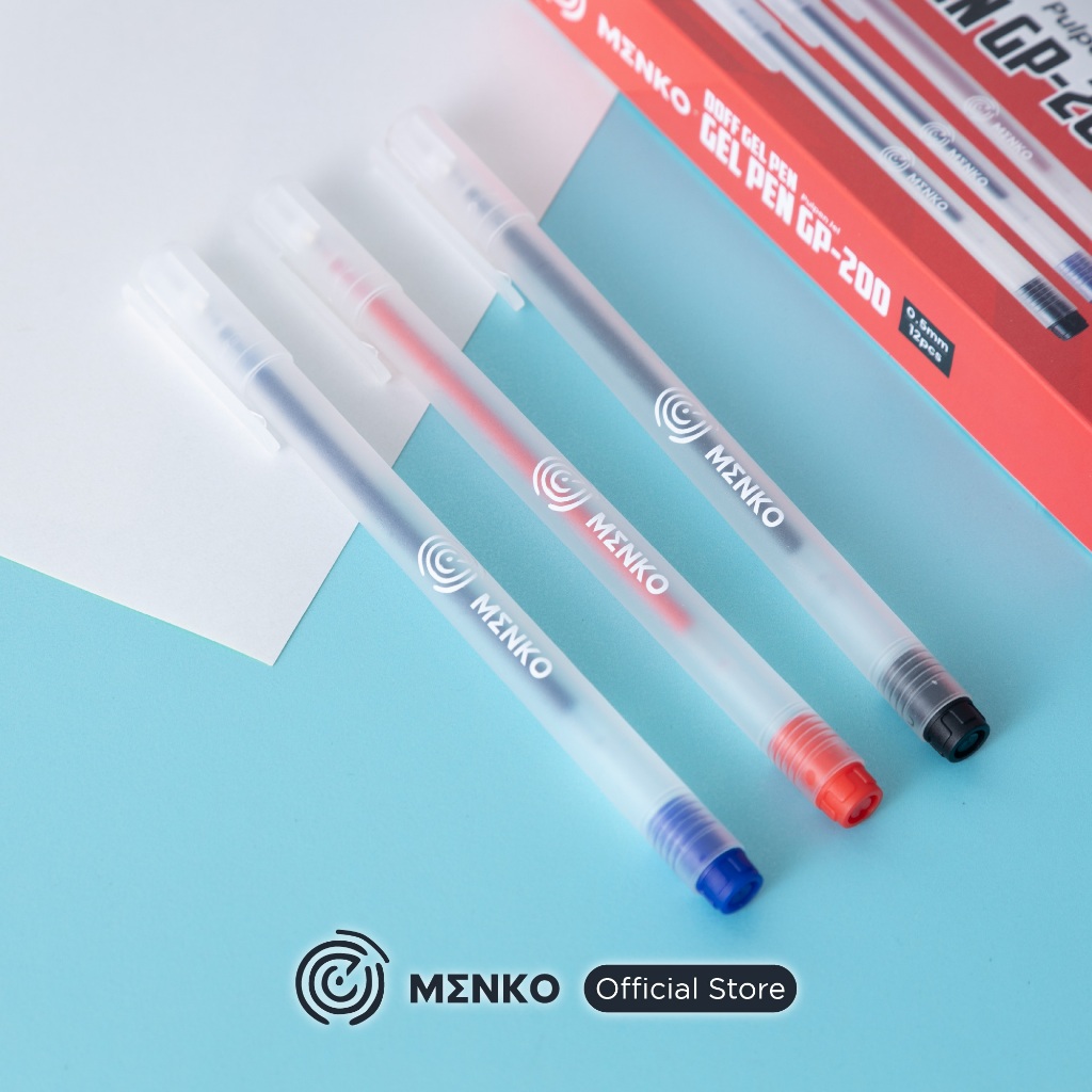 

MENKO Gel Pen / Pulpen Gel / Pulpen Tinta Gel MENKO GP-200