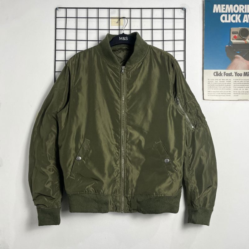 JAKET BOMBER BROWNY SECOND ORIGINAL