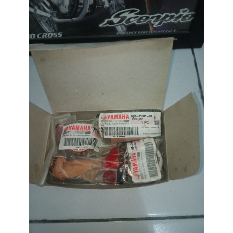 setang seher/tiang sokar /connecting road/tiang seher yamaha scorpio z original nos