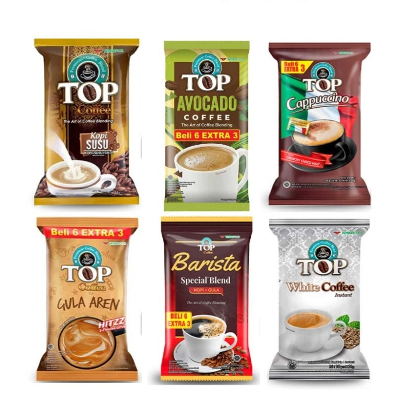 

Top coffee avocado / gula aren / cappuccino / gula aren tubruk hitzz isi 9 sachet