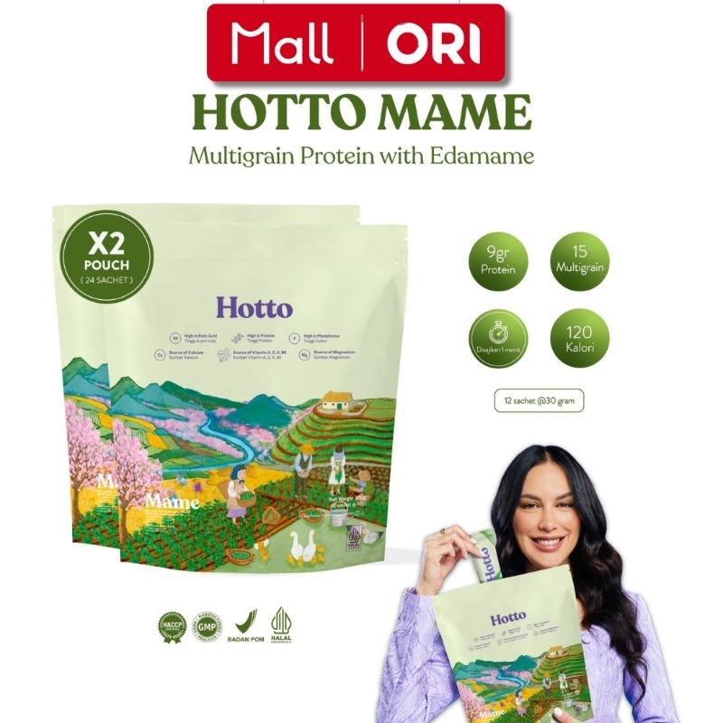 

Hotto Mame Multigrain Tinggi Protein dengan Edamame Superfood