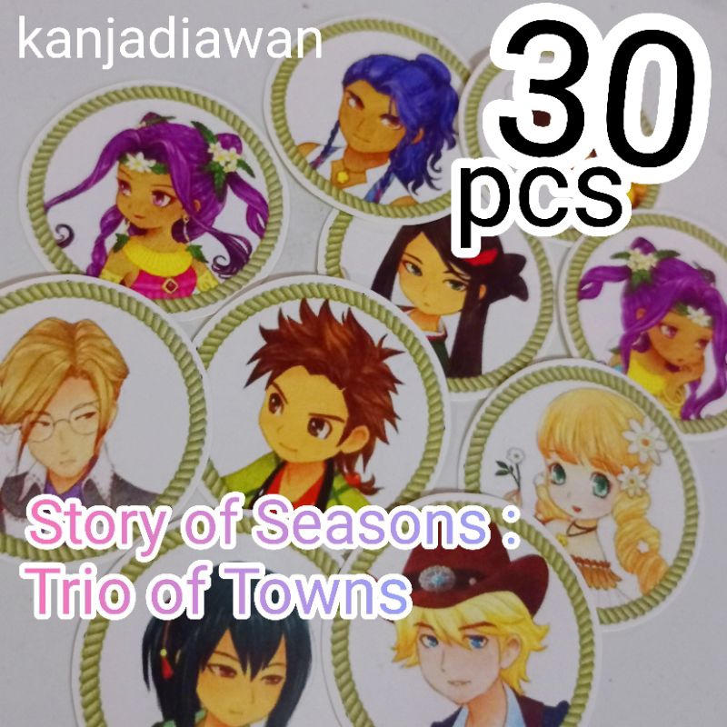 

Stiker Story of Seasons Trio of Towns