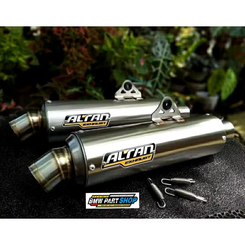 Slenser Altan Silincer Knalpot Altan Ala Original Bulat Jenong & Kompetisi