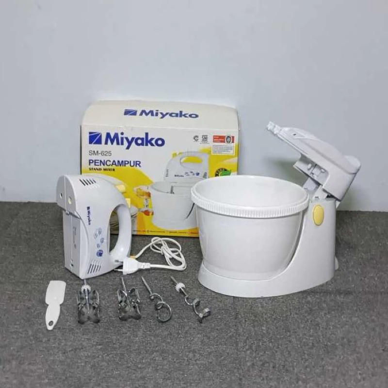 Mixer Miyako / Stand Mixer Miyako SM 625 / mikser kom miyako / mixer bertempat / mixer mangkok miyak