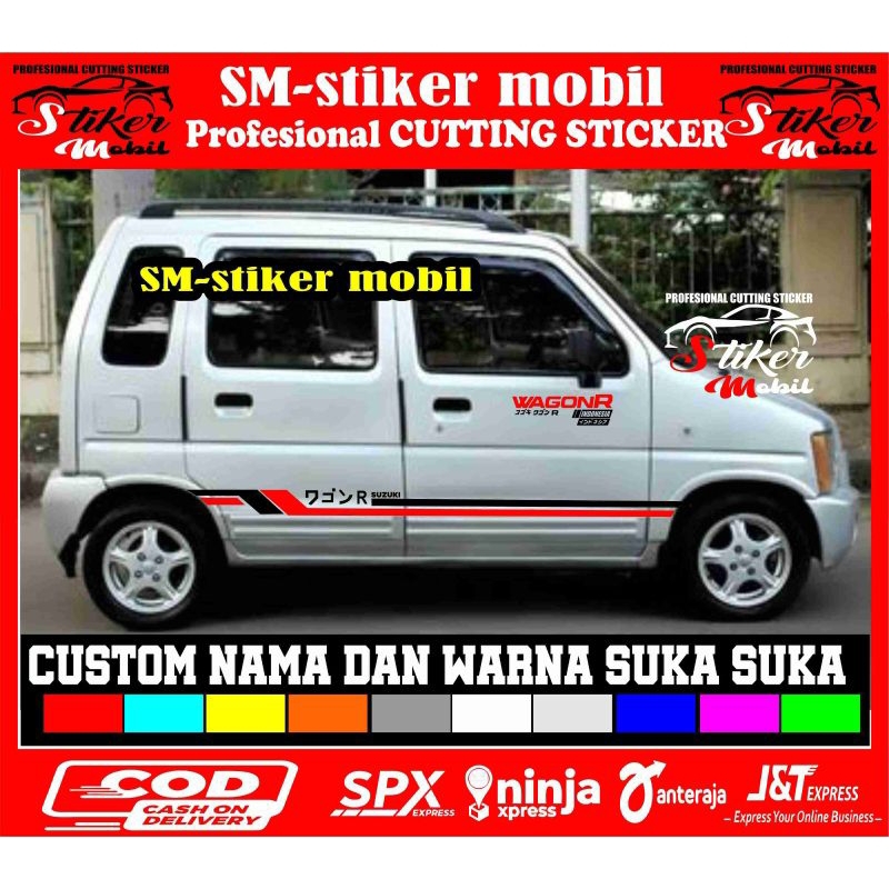 stiker mobil karimun kotak karimun wagon stiker cutting list variasi body samping