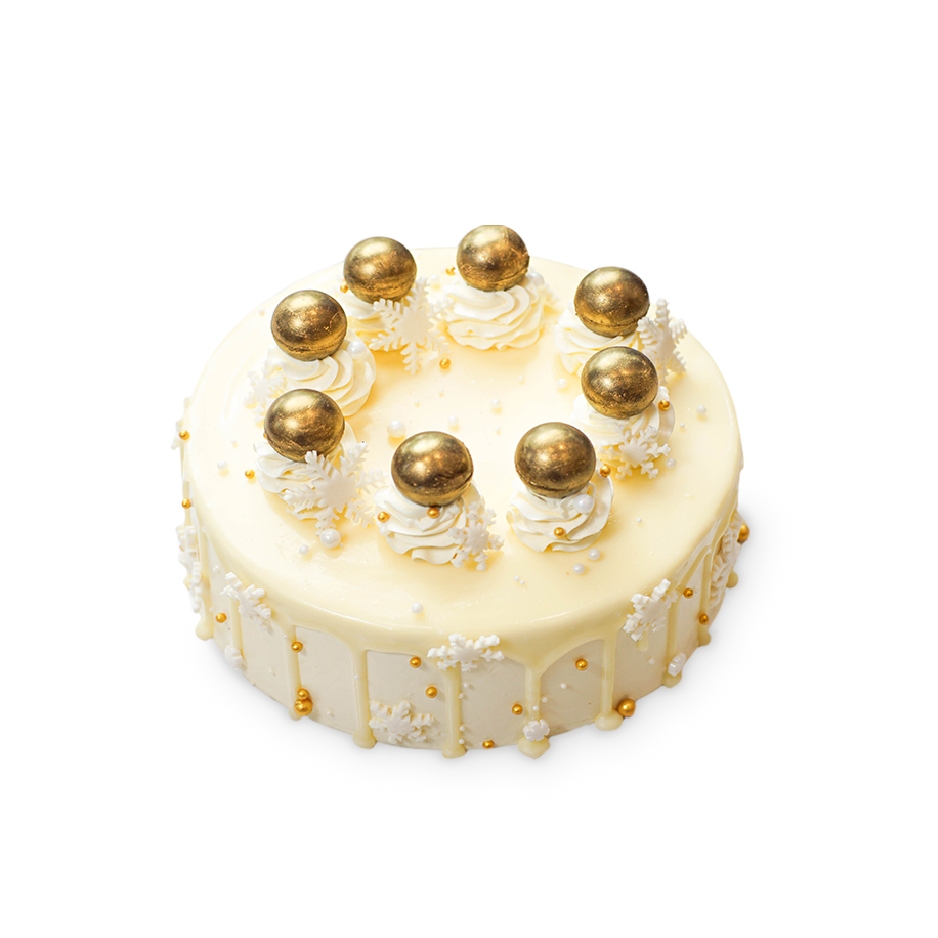 

Caramel Snowfall Cake | Christmas Cake | Jawara Roti & Kue | 18 cm