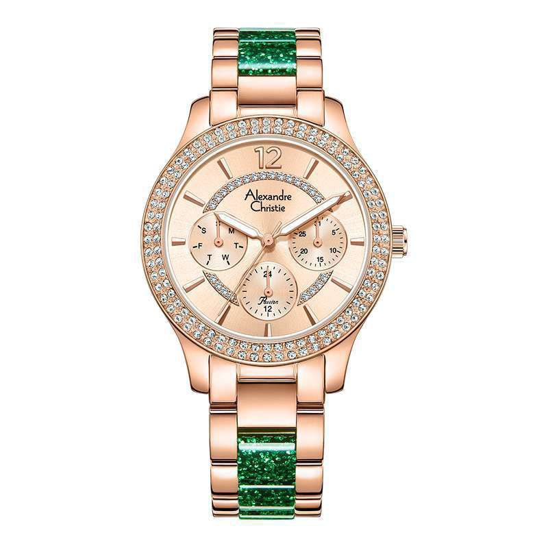 Alexander Christie AC 2914 Jam tangan wanita stainless steel Original Garansi