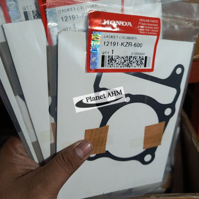 Honda 12191-KZR-600 12191KZR600 Paking Perpak Blok Seher Vario 125 Old LED Vario ADV PCX 150