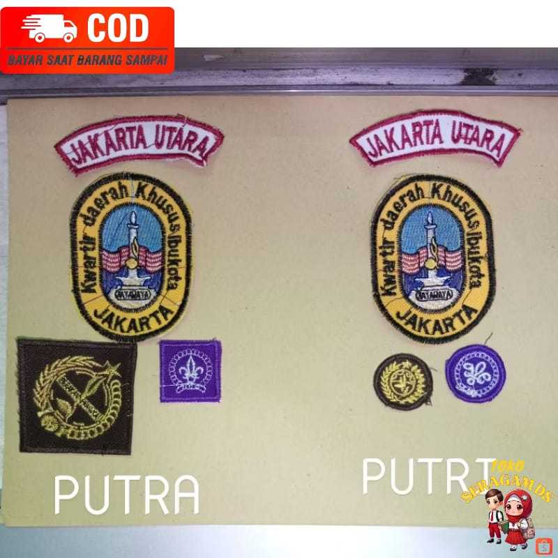 Atribut Badge Pramuka SD/SMP/SMA