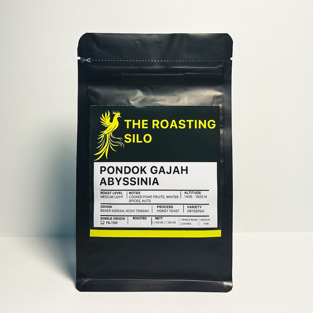 

Pondok Gajah Abyssinia - Biji Kopi Arabika - The Roasting Silo