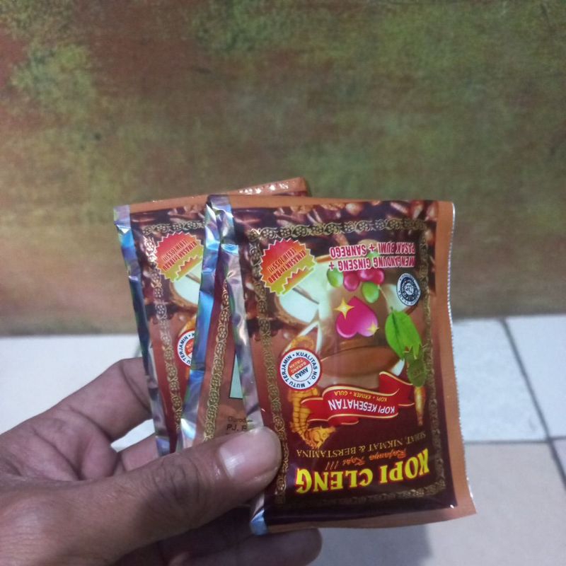 

bisa cod 1 box isi 10 sachet kopi bubuk arabika miniman cling clong