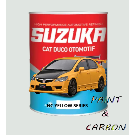 TERLARIS Suzuka Cat Duco Otomotif Lacquer NC Yellow Series