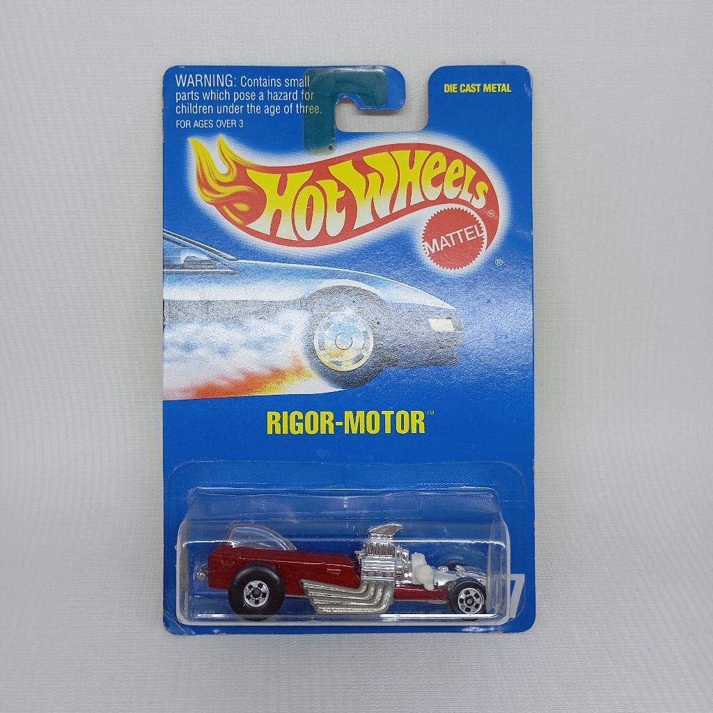 Hotwheels Vintage RIGOR MOTOR Black Wall US Blue Card Classic Murah