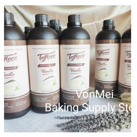 

TOFFIECO Vanilla Paste Perisa Pasta Vanila 1000 g 1 Kg Liter