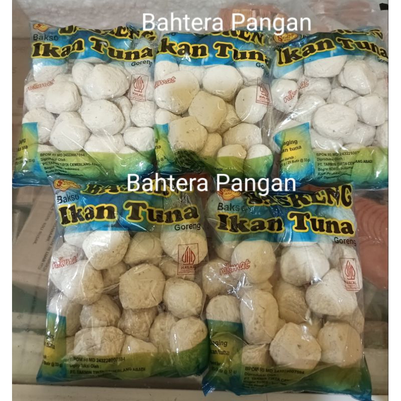 

Bakso Ikan Tuna Goreng 33gr isi 25 pc | Basreng Ikan Tuna