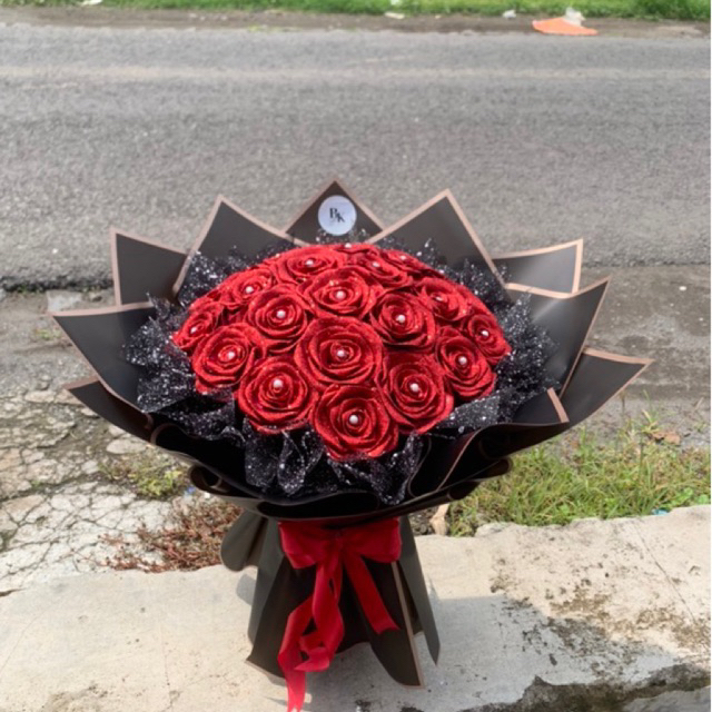 

Buket pita satin 30 tangkai Bisa request warna