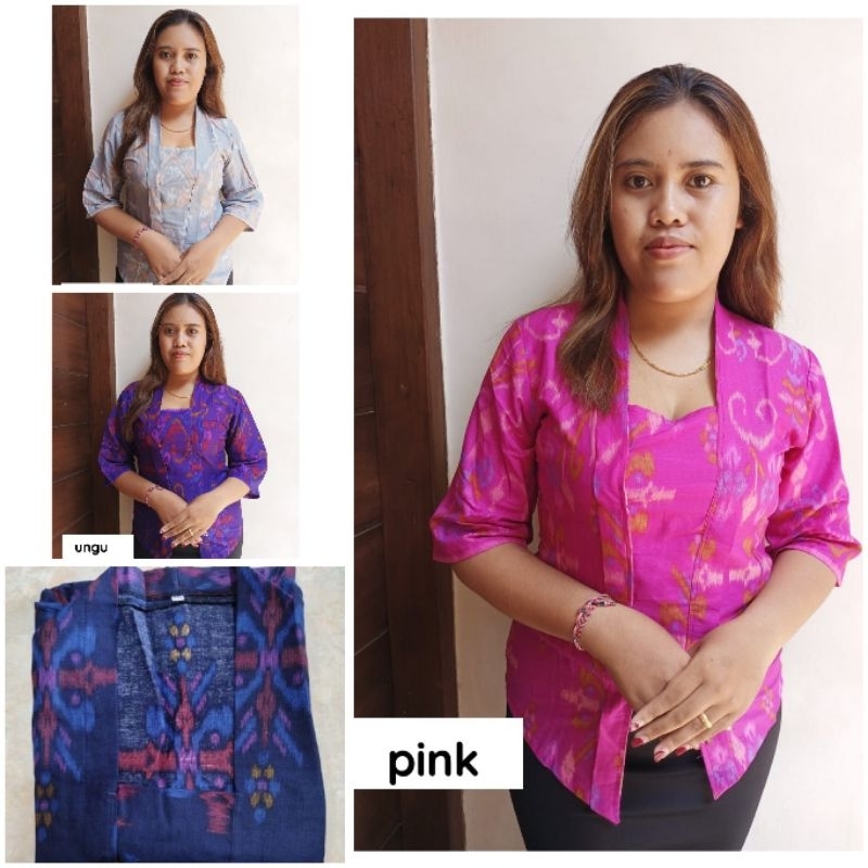 KEMEJA ENDEK KATUN / KEMEJA ENDEK BALI/ KEMEJA ENDEK CEWEK