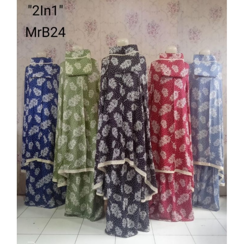 Mukena Dewasa Rayon Motif 2in1