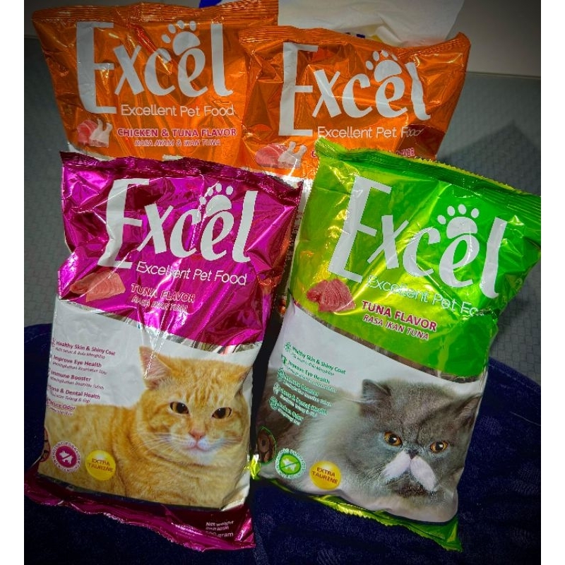 Excel makanan kucing 500gr