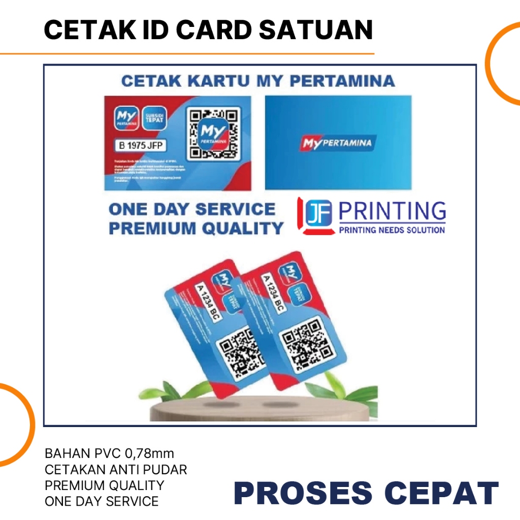 Cetak Kartu My Pertamina/ Barcode Pertamina/ Kartu My Pertamina