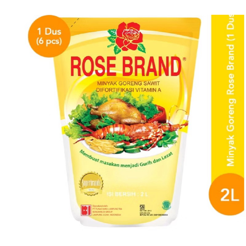 

Minyak Goreng 2 L 1 L 1 kardos (6 pcs/12 pcs)