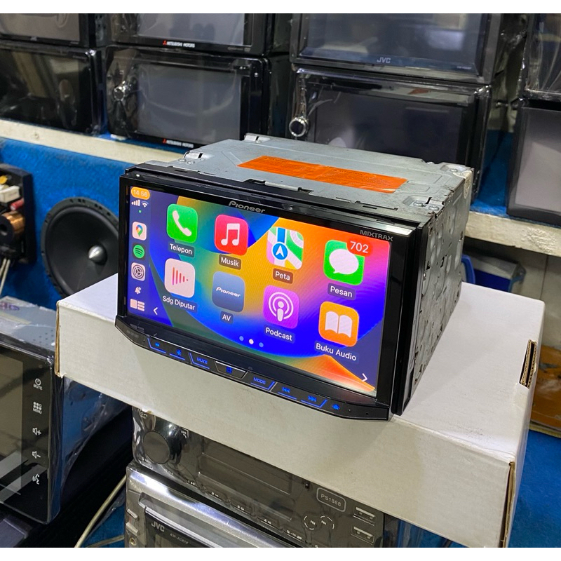Head Unit Merk Pioneer AVH-X8750BT Apple Carplay Android Auto