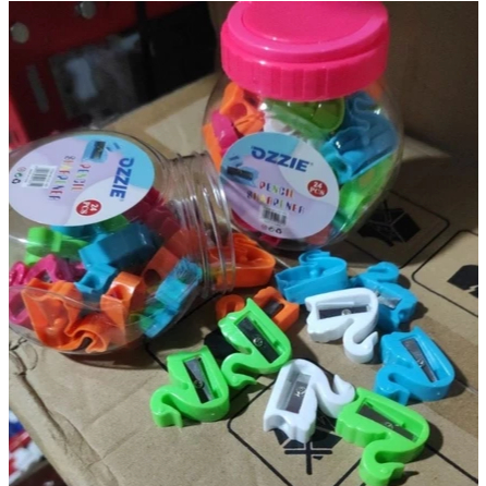 

⚡DISKON⚡ Rautan Pensil Toples Motif Lucu Isi 24 pcs Toples Lucu Jumbo Random