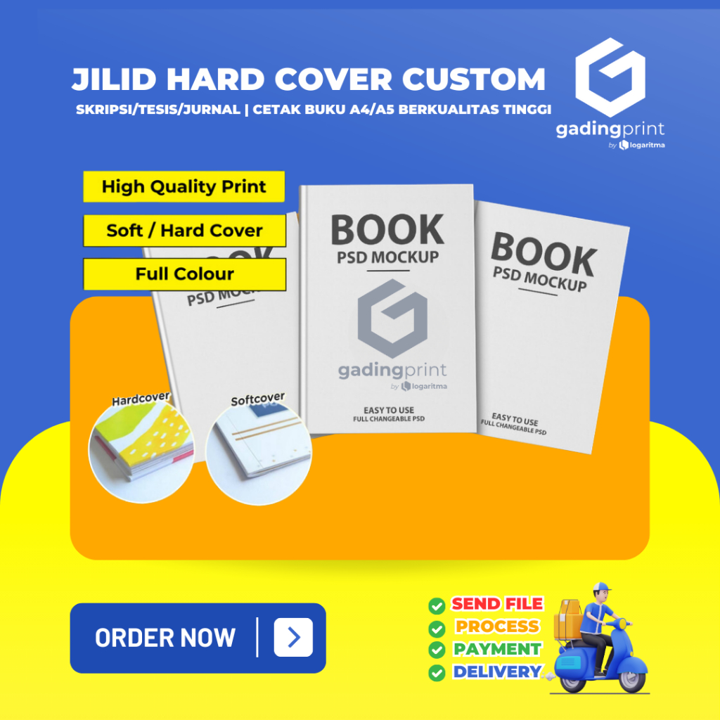 

Jilid Hard Cover Custom - Skripsi/Tesis/Jurnal | Cetak Buku A4/A5 Berkualitas Tinggi