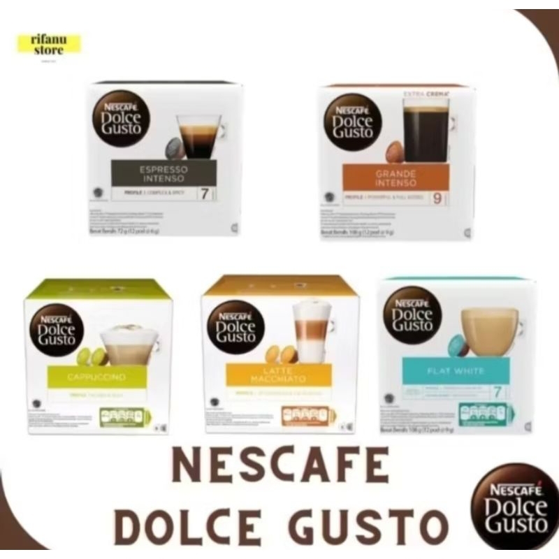 

Nescafe Dolce Gusto Espresso Intenso Cappuccino 1 Box isi 12 Kapsul
