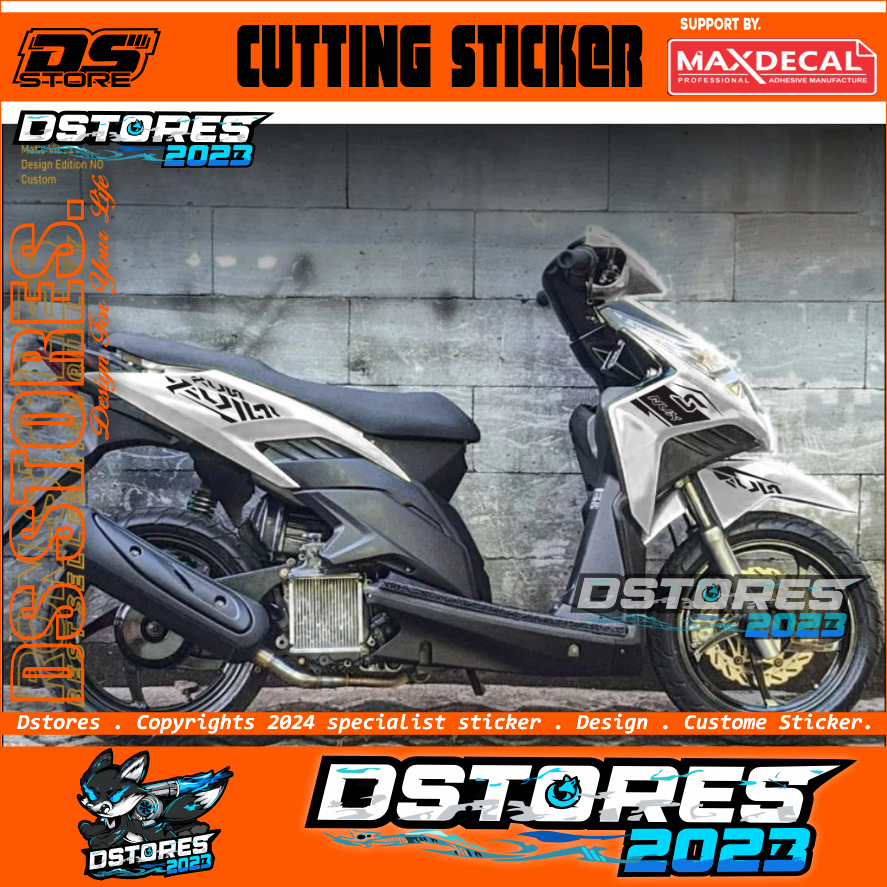 CUTTING STICKER STRIPING VARIO TECHNO 110 STRIPING VARIASI VARIO 110 STRIPING VARLA STIKER VARIO 110