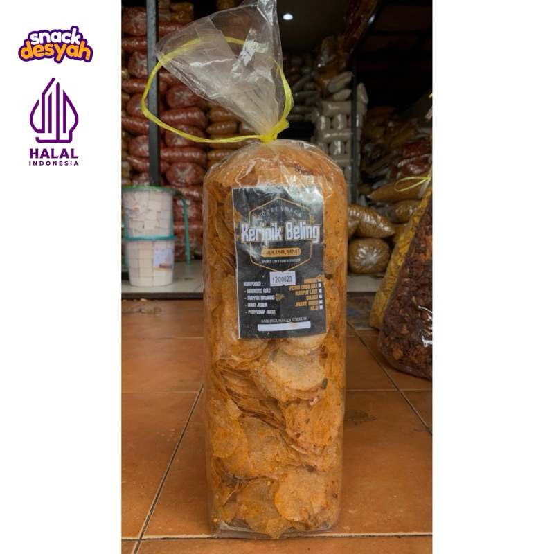 

KERIPIK KACA PEDAS / ASIN ( 1 BALL 1 KG ) ADOEL SNACK / KERIPIK BELING / KERIPIK VIRAL