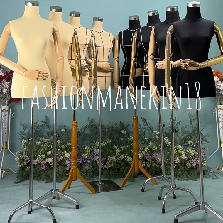 HARGATERMURAAH MANEKIN JARUM WANITA DEWASA TANGAN FLEXIBLE  PATUNG MENJAHIT  MEMBUAT BAJU FULL FOAM 