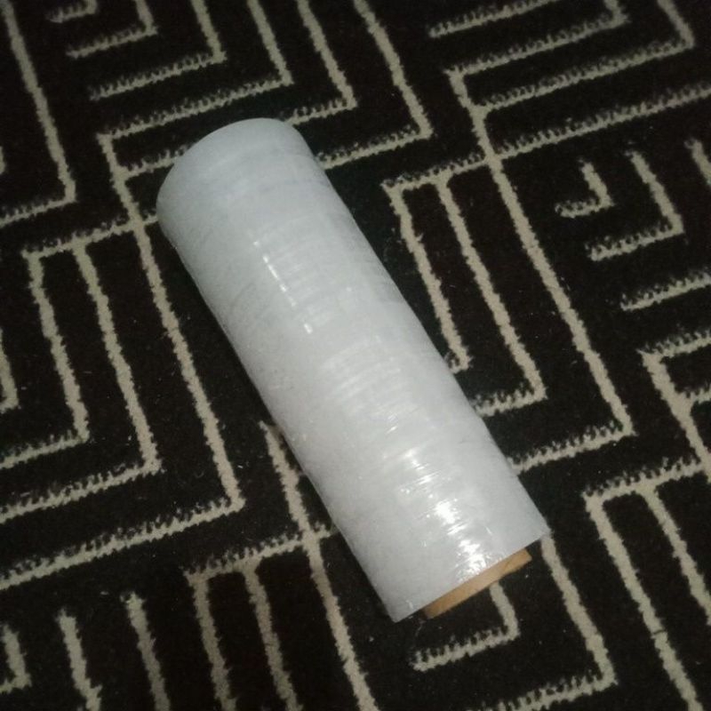 Plastik Wrapping 20 cm x 250 m / Plastik Wrapping Koper Paket Barang Praktis