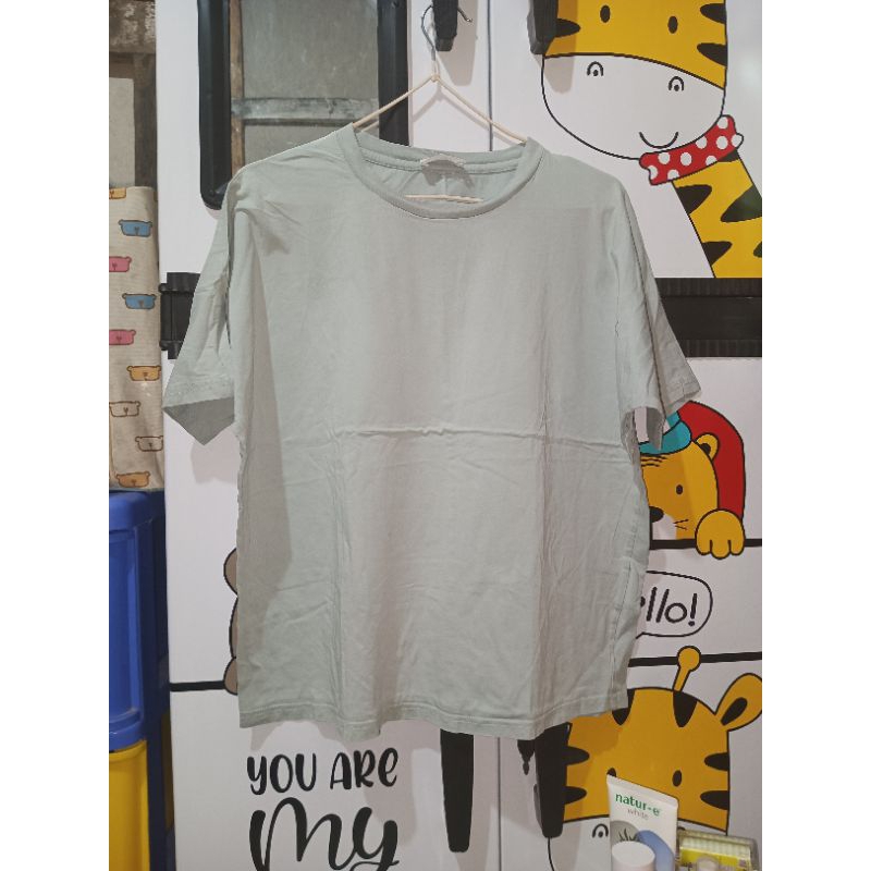 kaos oversize Sage green