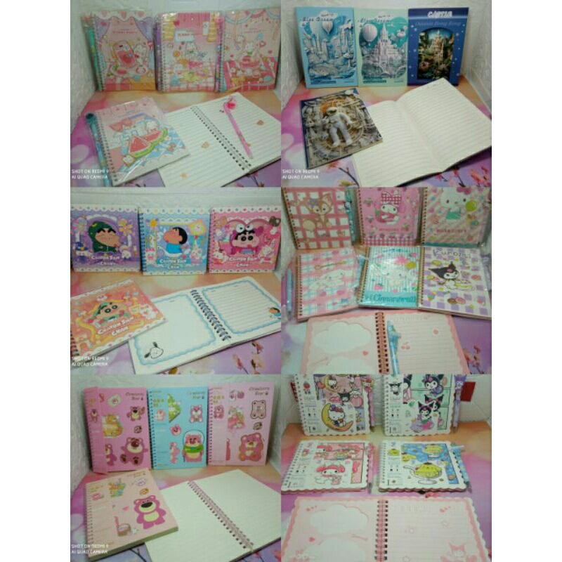 

buku /notebook a5 motif/ diary/ jurnal dll