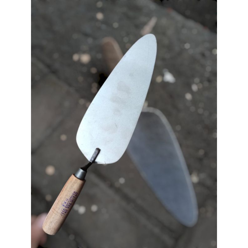 cetok sendok semen stenlees asli 25cm anti karat cetok batako stenlis asli 25cm