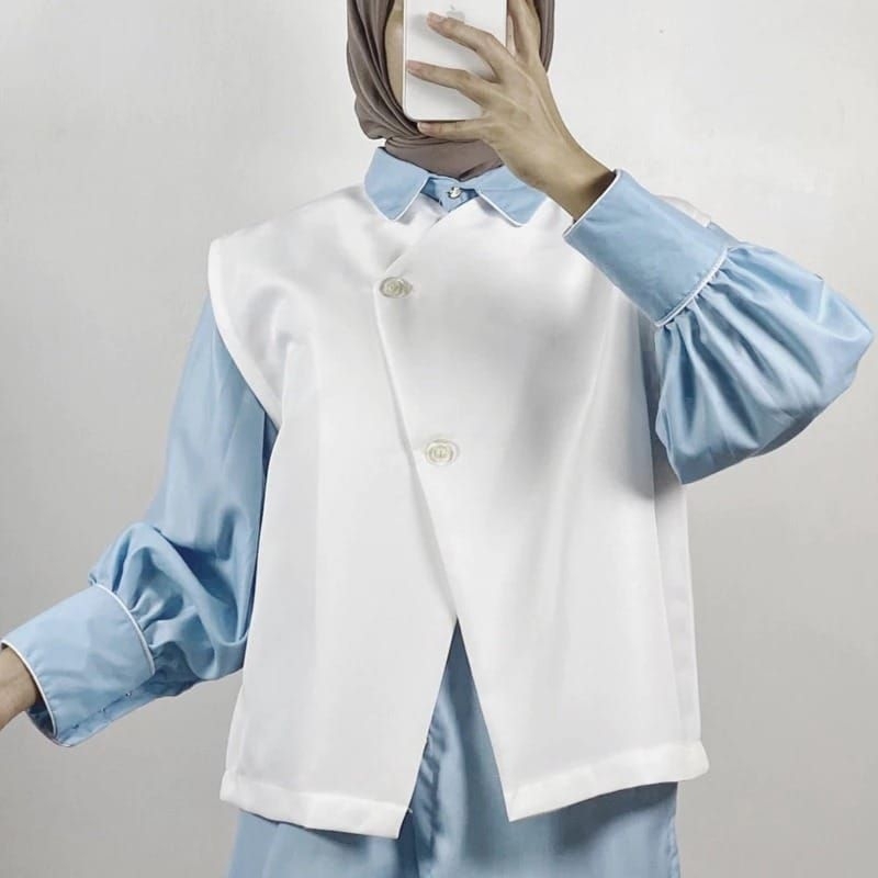 vest wanita kekinian rompi wanita korea