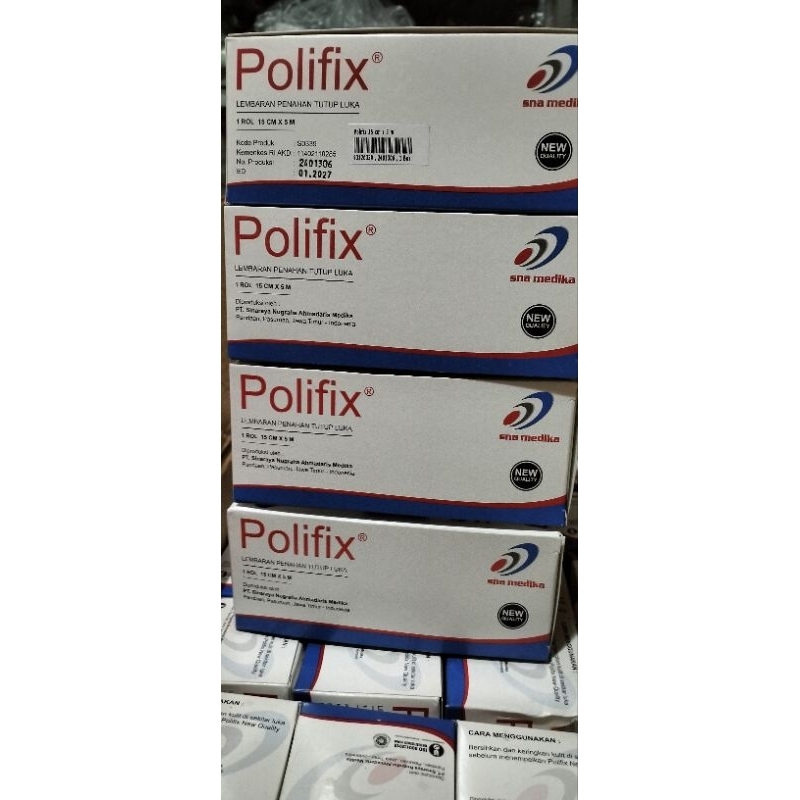 Polifix 15 cm x 5 M plester penutup luka