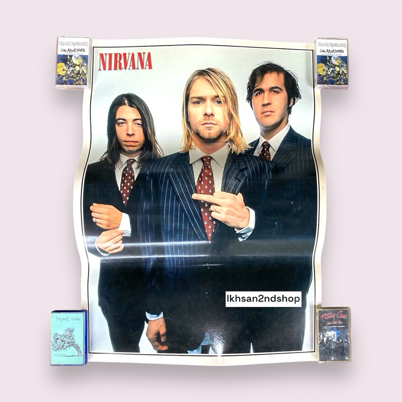 Poster / Hiasan Dinding Band Nirvana