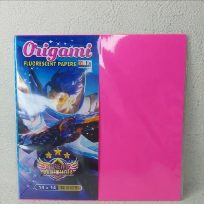 

Origami murah bolak balik 14×14 ALFA / perpak