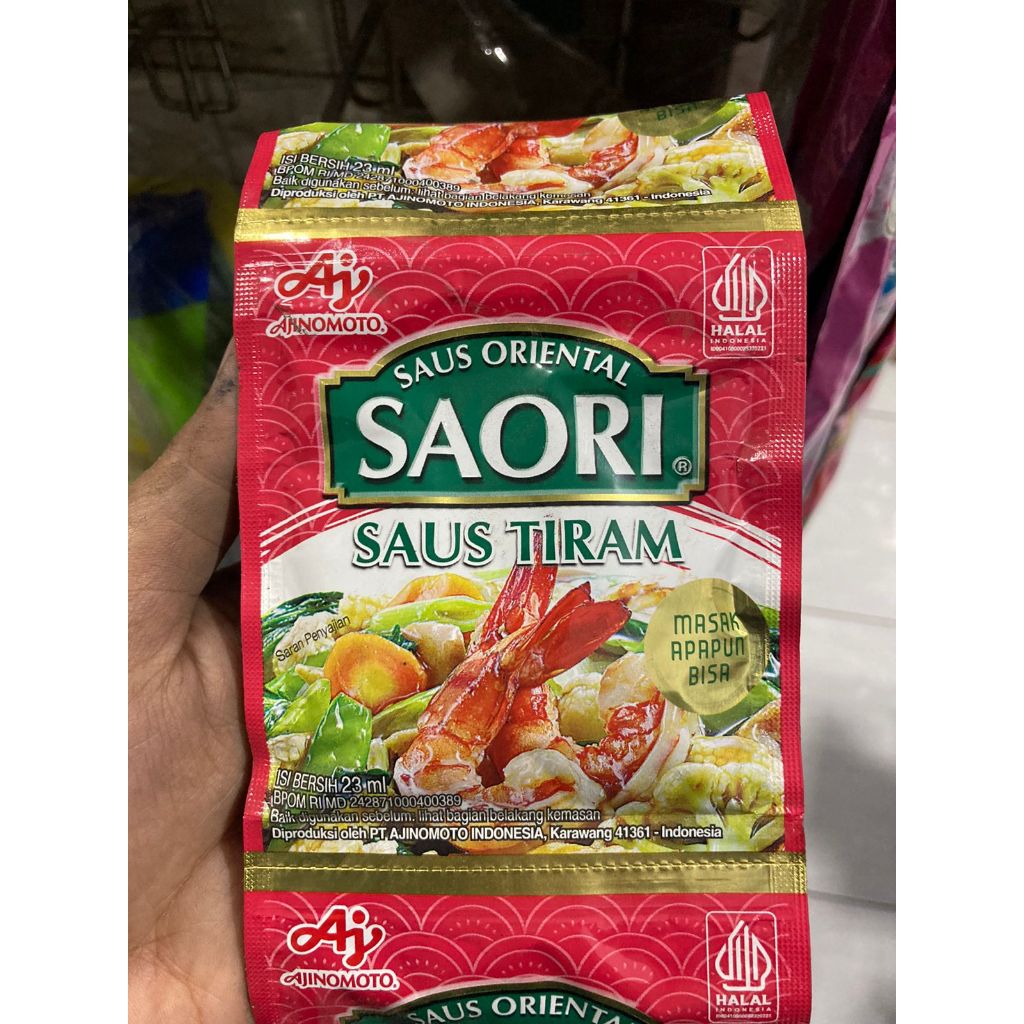 

SAORI SAUS TIRAM ORIENTAL SACHET 23ml 1 PCS