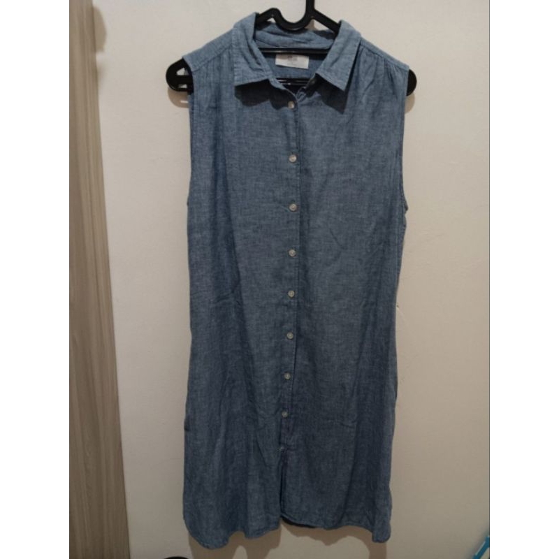 dress denim h&m
