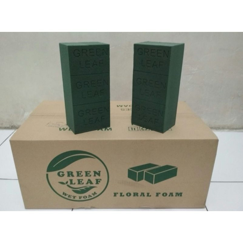 Grosir Oasis basah foam buket hijau termurah