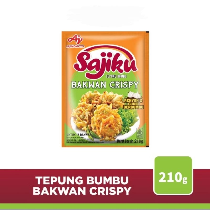 

Tepung Bumbu Sajiku Bakwan Crispy 210g