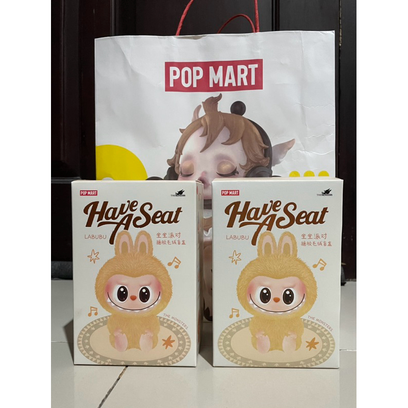 LABUBU Have A Seat ORIGINAL POPMART GANDARIA CITY