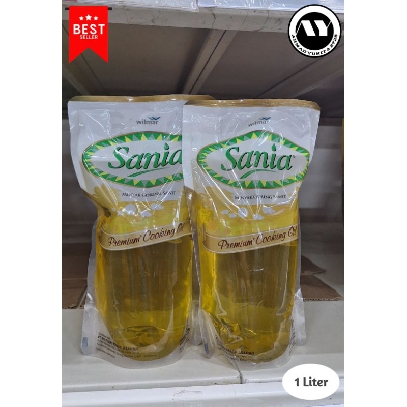 

minyak goreng sania 1 liter kemasan pouch