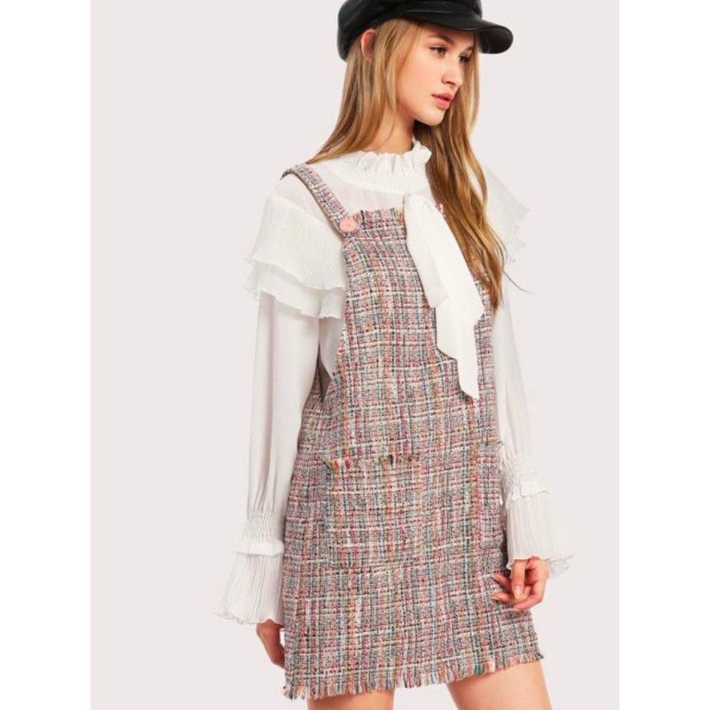 Preloved MG Jumpsuit Tweed Zara