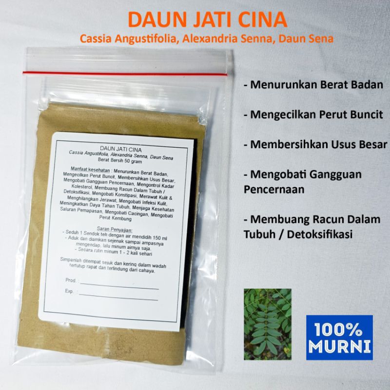 

DAUN JATI CINA seduh serbuk bubuk membersihkan Usus besar gangguan pencernaan Detoksifikasi