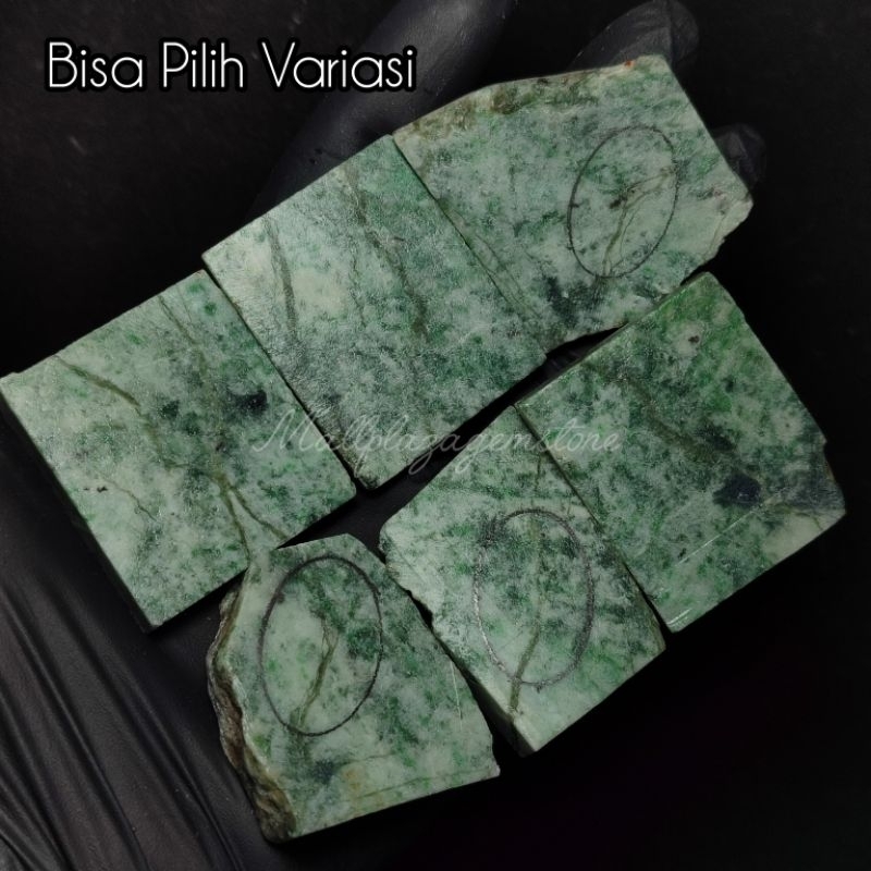 bahan batu giok jawa langka / batu giok jawa asli natural / giok jawa