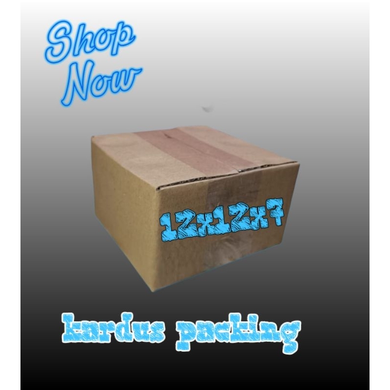 

kardus packing UK 12x12x7 kardus polos kardus kecil